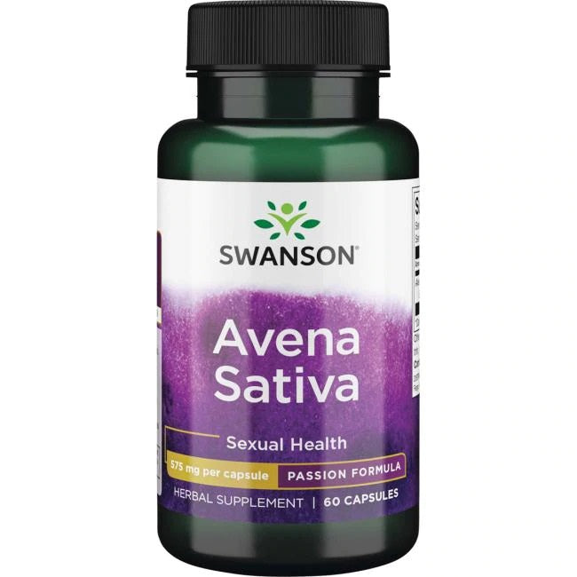 Swanson Avena Sativa 575mg – 60 Capsules to Enhance Calmness & Mental Clarity