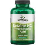 Swanson Betaine HCl Hydrochloric Acid - 250 vcaps