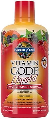 Garden of Life Vitamin Code Liquid Multivitamin, Fruit Punch - 900 ml.