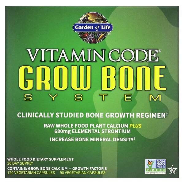 Garden of Life Vitamin Code Grow Bone System - 30 day supply