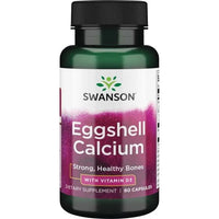 Swanson Eggshell Calcium with Vitamin D-3 - 60 caps