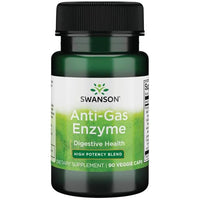 Swanson Anti-Gas Enzyme 90 Vcaps | Natural Solution for Digestive Discomfort