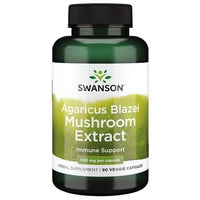 Swanson Agaricus Blazei Mushroom 500mg - 90 Vcaps | Powerful Natural Supplement for Immunity