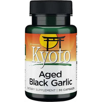Swanson 30-Capsule Aged Black Garlic Supplement | Enhance Immunity & Promote Wellness