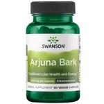 Swanson Arjuna Bark 500mg Capsules - 60 Count for Improved Circulation & Blood Pressure