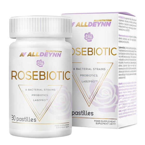 AllDeynn Rosebiotic 30 Pastilles – Supports Digestive Health & Skin Beauty