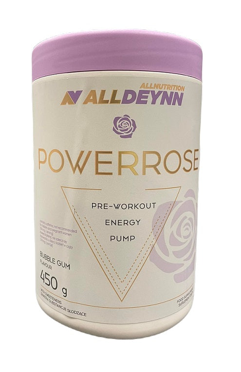 AllDeynn Powerrose Bubble Gum 450g | AllDeynn High-Protein Snack for Energy & Wellness