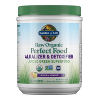 Garden of Life Raw Organic Perfect Food Alkalizer and Detoxifier - Lemon-Ginger - 282g