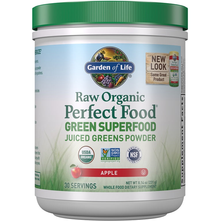 Garden of Life Raw Organic Perfect Food Green Superfood, Apple - 231g