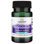 Swanson Albion Molybdenum 400mcg - Bioavailable Molybdenum for Enzyme Support | 60 Vcaps
