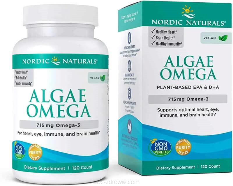 Nordic Naturals Algae Omega, 715mg Omega 3 - 120 softgels