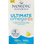 Nordic Naturals Ultimate Omega-D3, 1280mg Lemon - 120 softgels