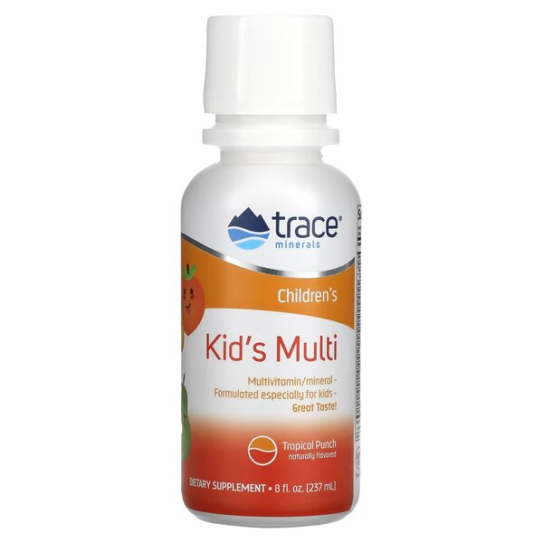 Trace Minerals Children's - Kid's Multi, Tropical Punch - 237 ml.