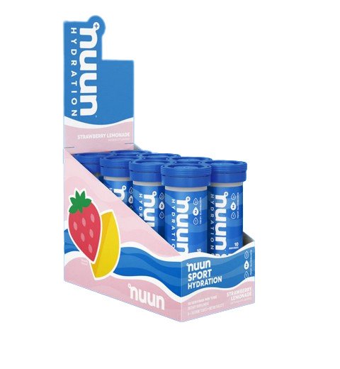 Nuun Sport Hydration, Strawberry Lemonade  - 8 x 10 count tubes