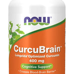 NOW Foods CurcuBrain, 400mg - 50 vcaps