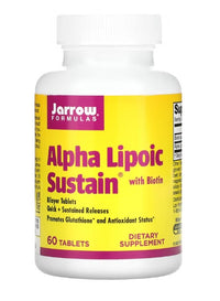 Jarrow Formulas Alpha Lipoic Sustain, 300mg with Biotin - 60 tabs