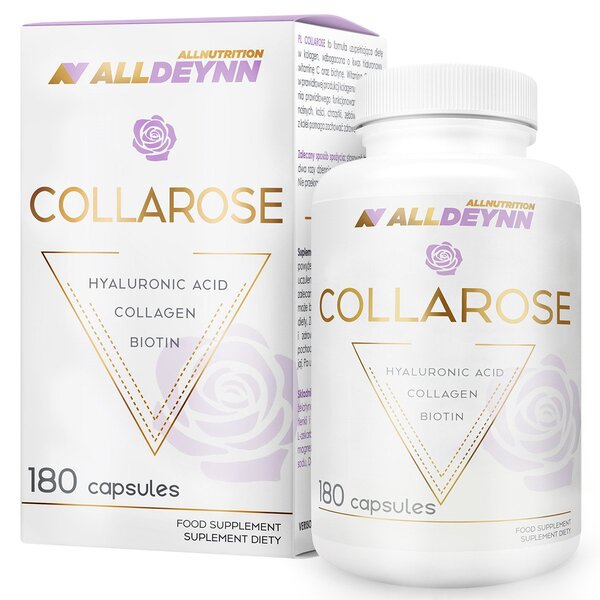 AllDeynn Collarose Caps (180 Count) – Promote Skin Radiance & Hair Growth