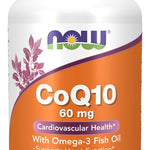 NOW Foods CoQ10 with Omega-3, 60mg - 120 softgels