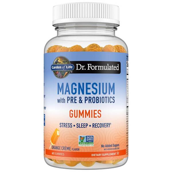 Garden Of Life Dr. Formulated Magnesium with Pre & Probiotics Gummies- 60 gummies