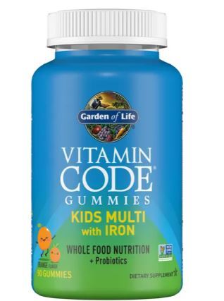 Garden of Life Vitamin Code Kids Multi with Iron, Orange - 90 gummies