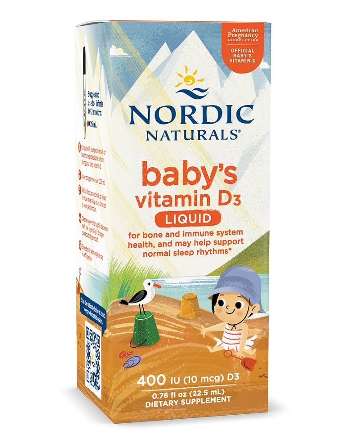 Nordic Naturals Baby's Vitamin D3, 400 IU - 22.5 ml