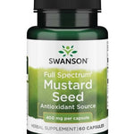 Swanson Full Spectrum Mustard Seed, 400mg - 60 caps