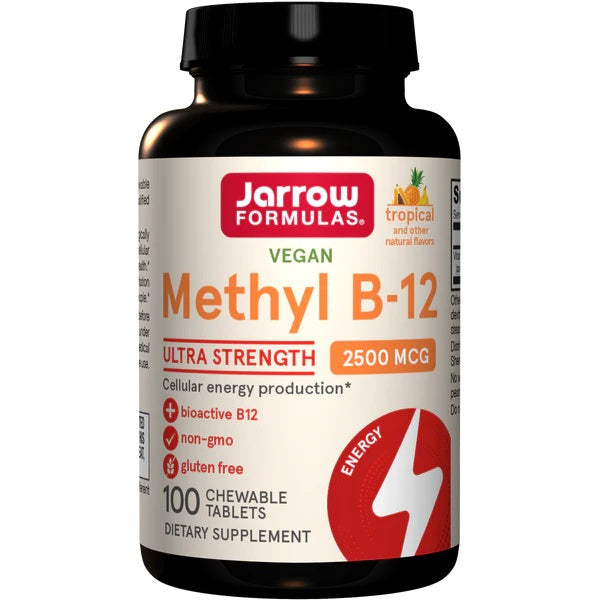 Jarrow Formulas Methyl B-12, 2500mcg (Tropical) - 100 chewable tabs