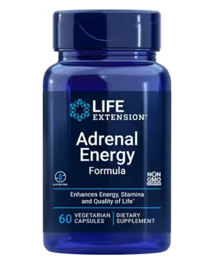 life extension adrenal energy formula 60vcaps